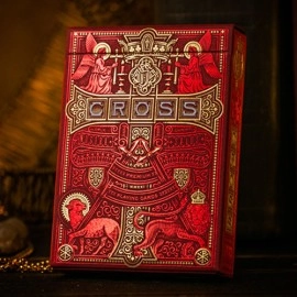 The Cross (Maroon Martyrs) Playing Cards by Peter Voth x Riffle Shuffle