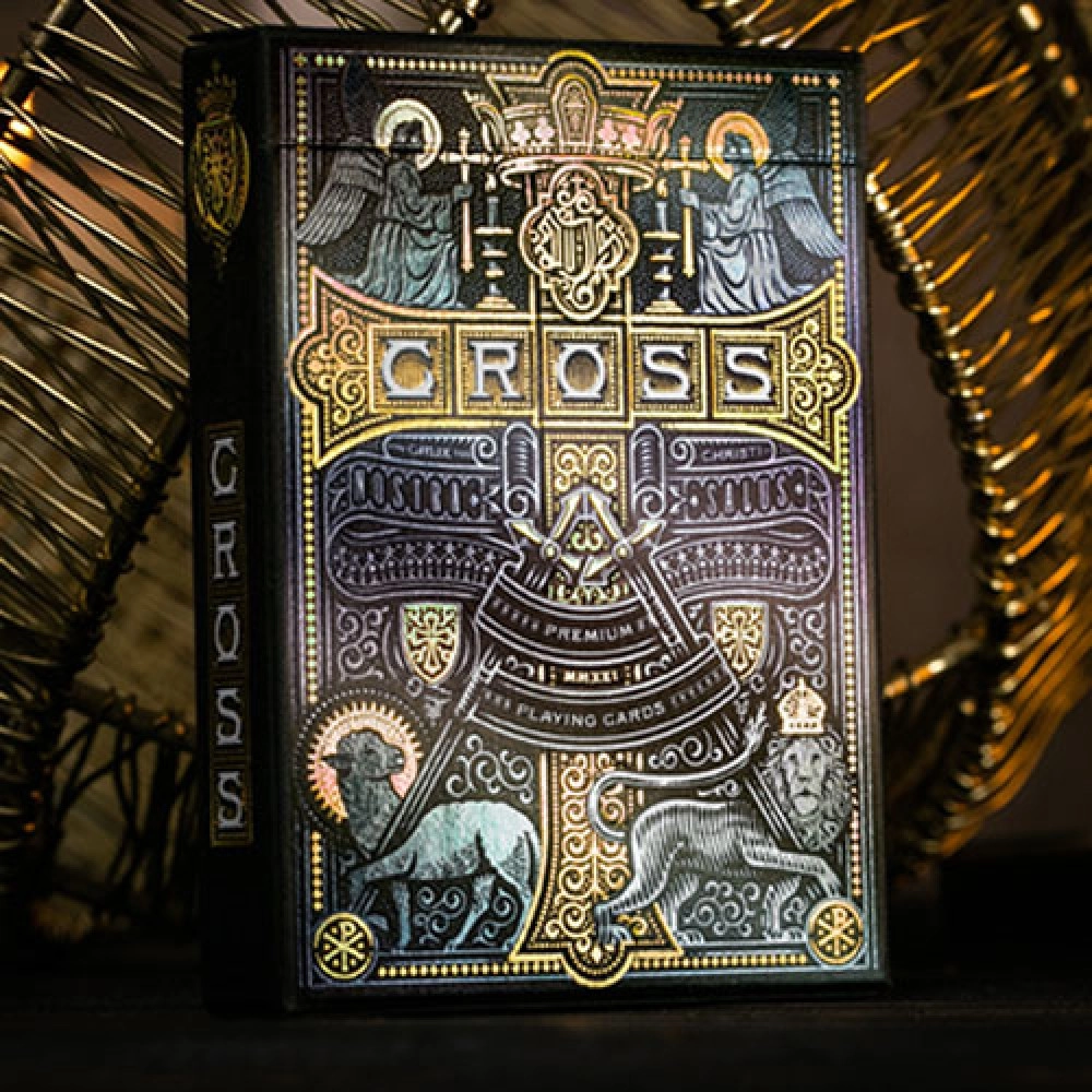Spielkarten The Cross (Golden Grace Foiled Edition) Playing Cards by Peter Voth x Riffle Shuffle