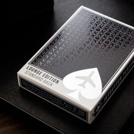 Spielkarten Lounge Edition Unmarked (Tarmac Black) by Jetsetter Playing Cards