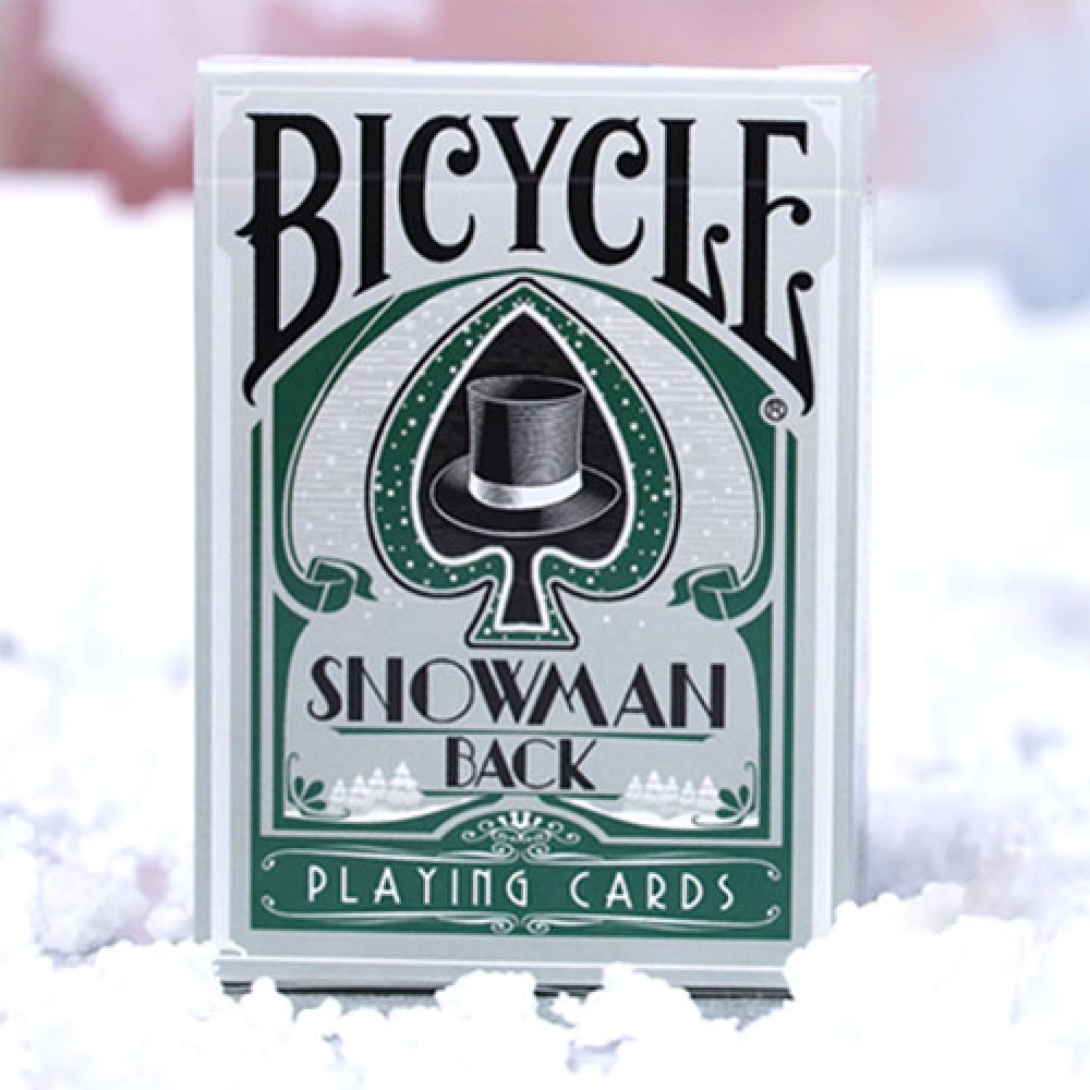 Spielkarten Bicycle Snowman (Green) Playing Cards