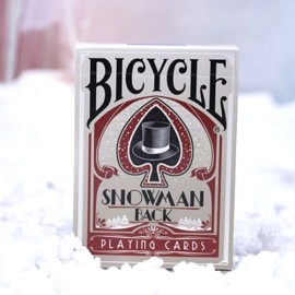 Spielkarten Bicycle Snowman (Red) Playing Cards