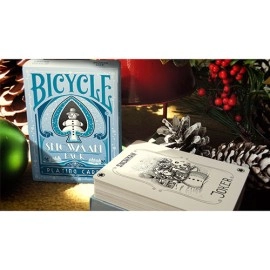 Spielkarten Bicycle Snowman (Blue) Playing Cards