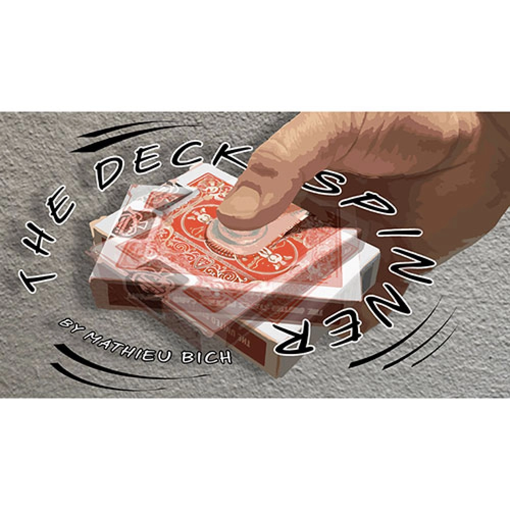 The Deck Spinner (Gimmick and Online Instructions) by Mathieu Bich