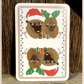 Spielkarten Alpaca Christmas Kids Playing Cards