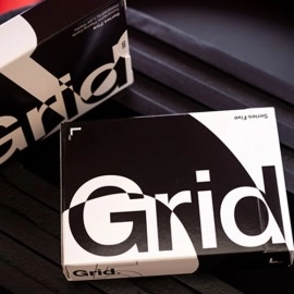Spielkarten Grid Series Five- Typographic Playing Cards