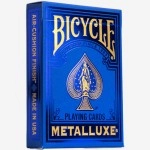 Spielkarten Bicycle Metalluxe Blue Playing Cards by US Playing Card Co.