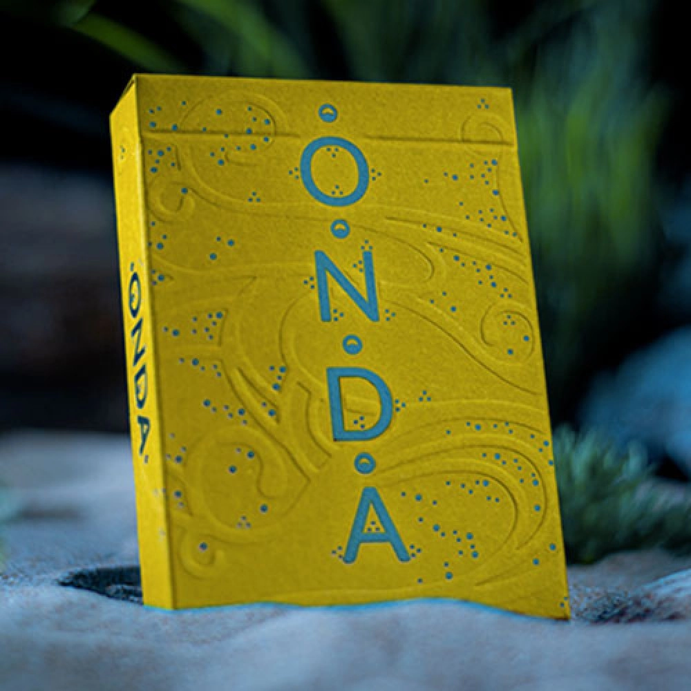 Spielkarten ONDA V2 (Yellow) by Jocu Playing Cards