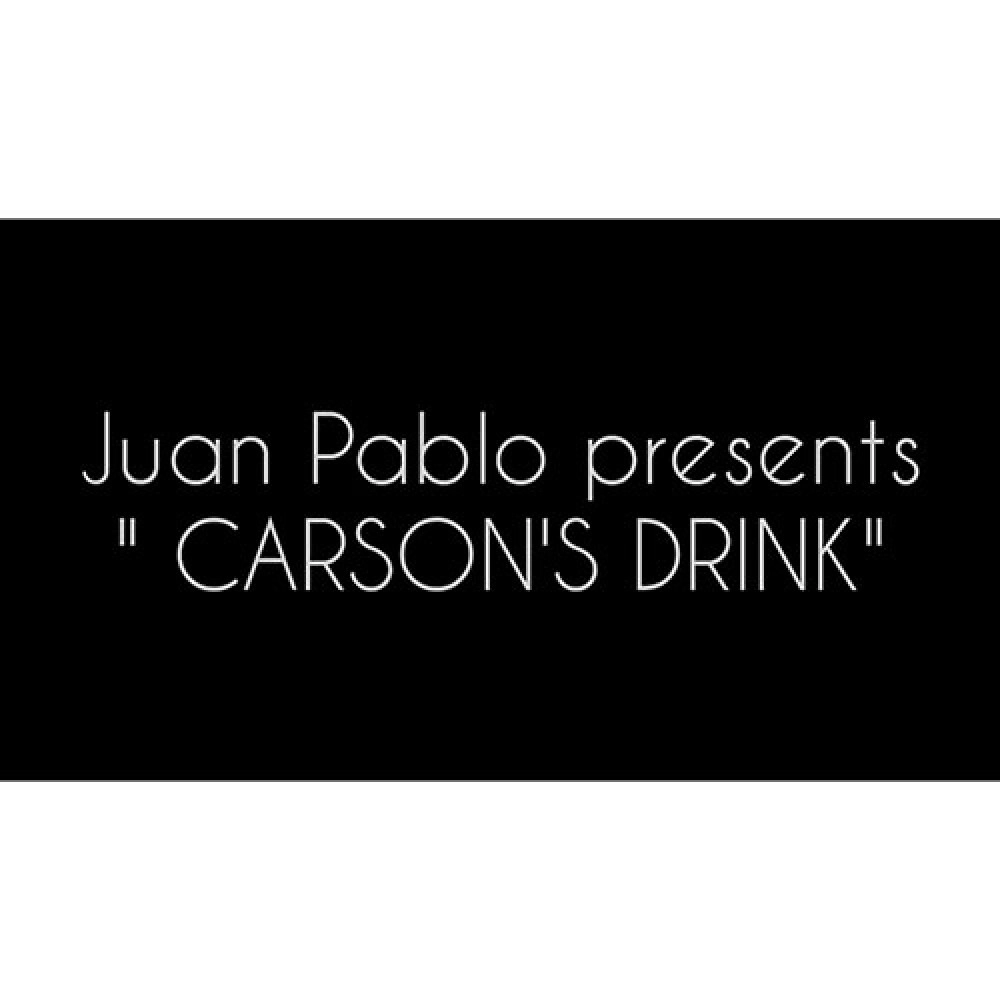 CARSON'S DRINK (Gimmicks and Online Instructions) by Juan Pablo