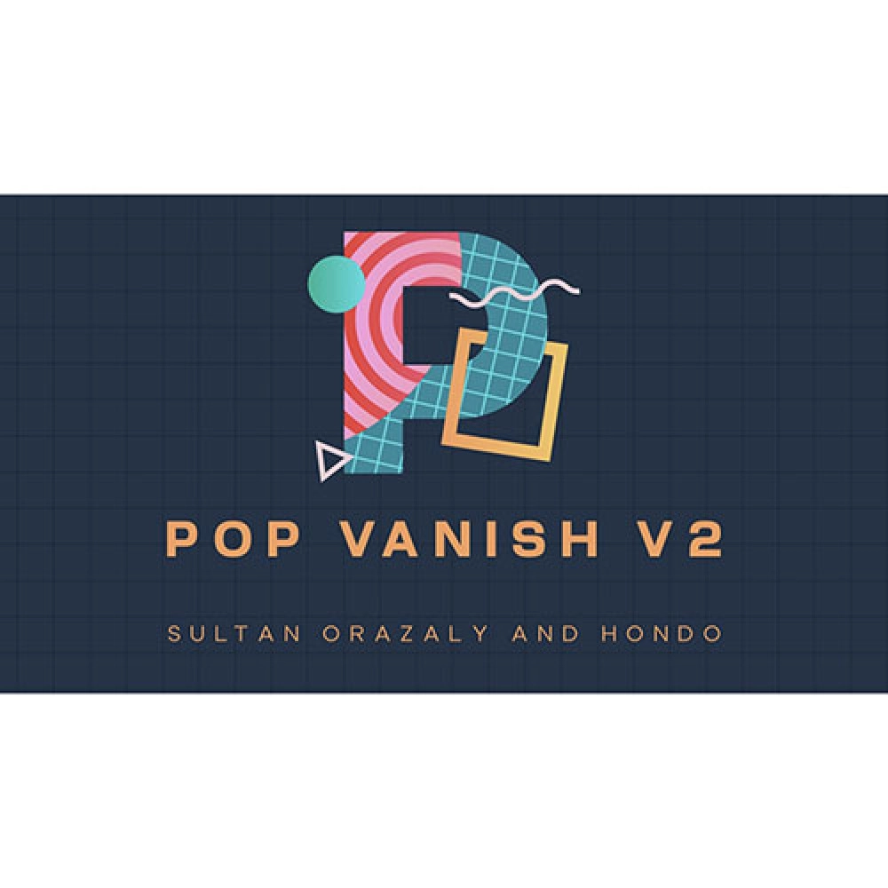 Pop Vanish 2 BLUE (Gimmicks and Online Instruction) by Sultan Orazaly & Hondo
