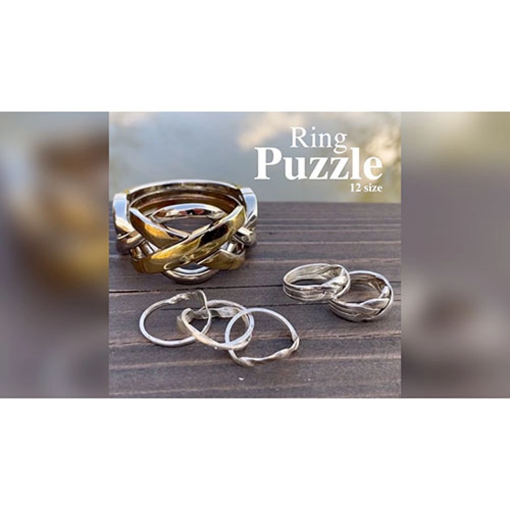 Puzzle Ring Size 12 (Gimmick and Online Instructions)