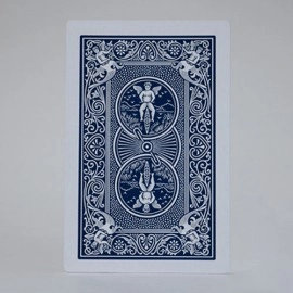 Bicycle Jumbo Double Back (Blue/Blue)