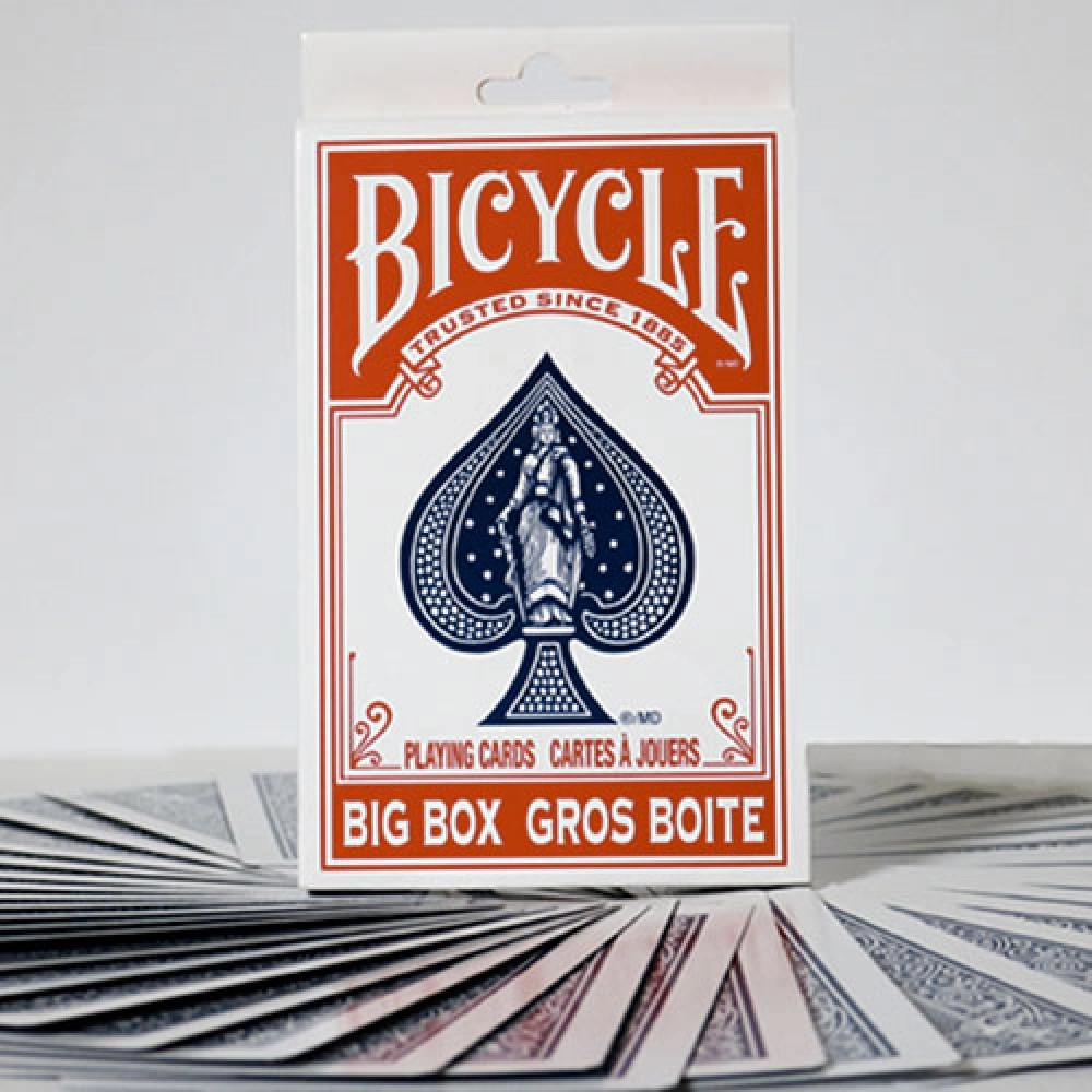 Bicycle Jumbo ESP 50 Cards Blue (10 of each Square, Wavy Lines, Star, Circle and Cross) by Murphy's Magic