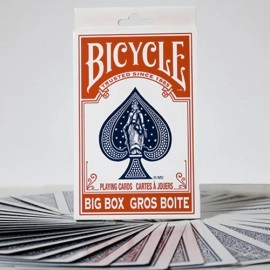 Bicycle Jumbo ESP 50 Cards Blue (10 of each Square, Wavy Lines, Star, Circle and Cross) by Murphy's Magic