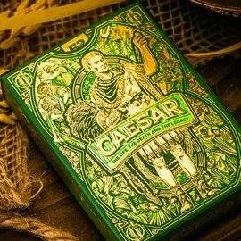 Spielkarten Caesar (Green) Playing Cards by Riffle Shuffle