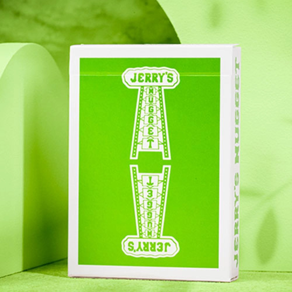 Spielkarten Jerry's Nugget Monotone (Metallic Green) Playing Cards