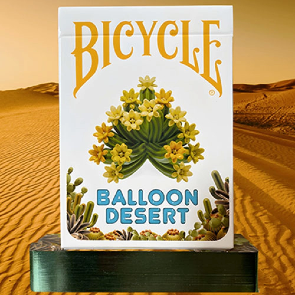 Spielkarten Gilded Bicycle Balloon Desert Playing Cards