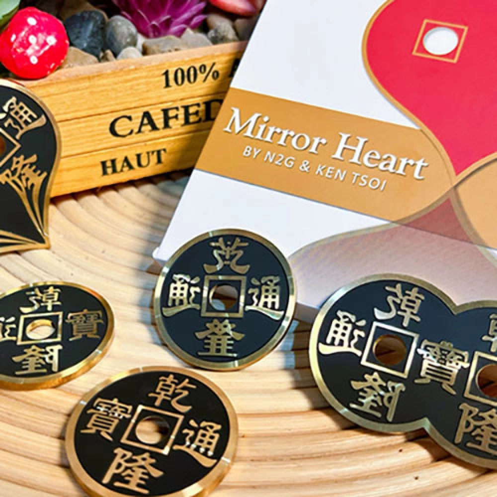 Mirror Heart Black by N2G & Ken Tsoi (Gimmicks and online instructions)