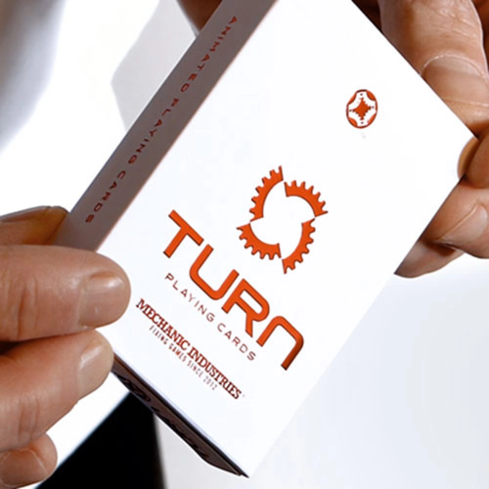 Spielkarten TURN (Red) Playing Cards by Mechanic Industries