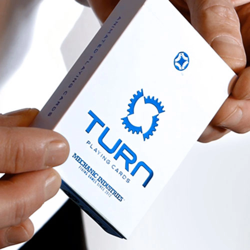 Spielkarten TURN (Blue) Playing Cards by Mechanic Industries