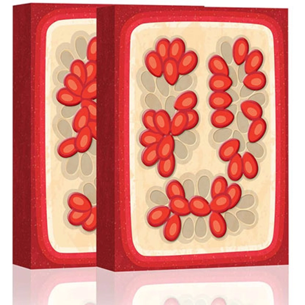Spielkarten Palmegranate (Red and Yellow Set) Playing Cards by OPC