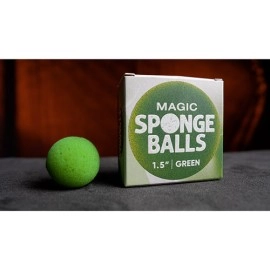 Magic Sponge Balls 4PK GREEN 4 cm by Murphy's Magic