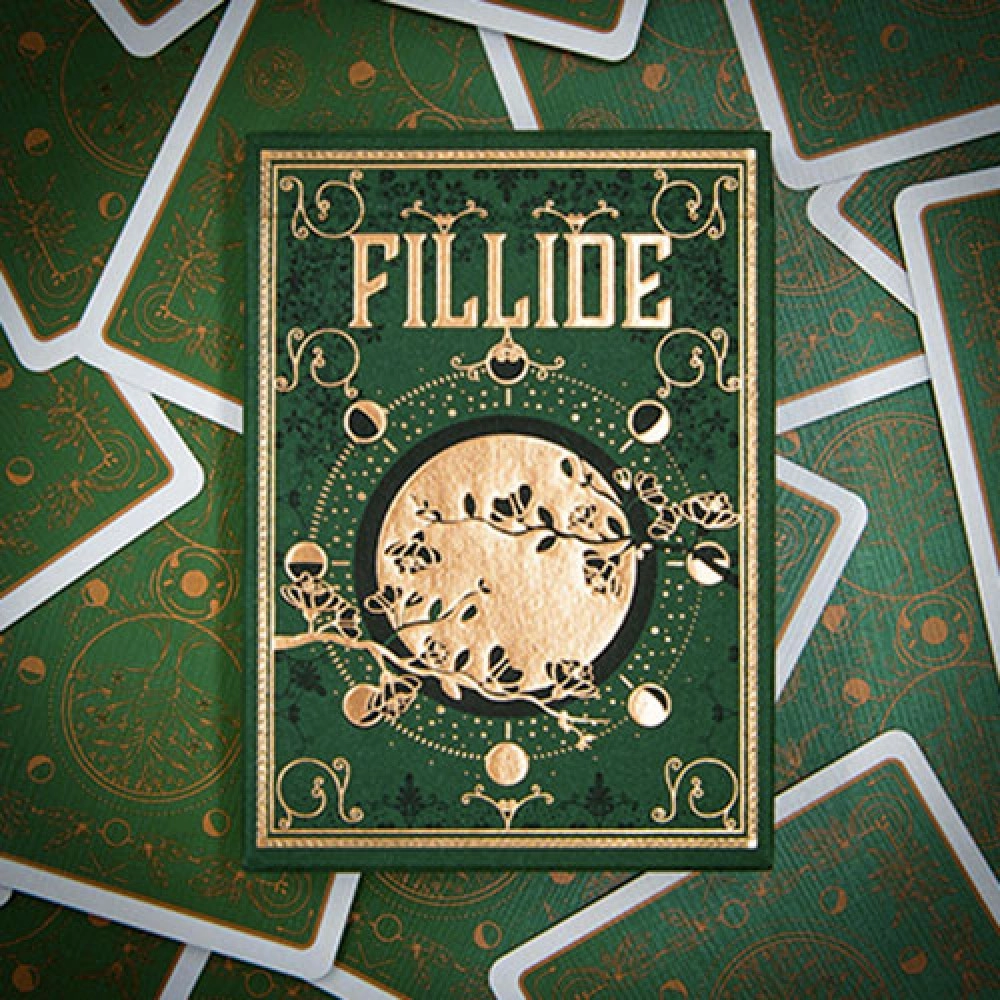 Spielkarten Fillide: A Sicilian Folk Tale Playing Cards V2 (Forest Green) by Jocu