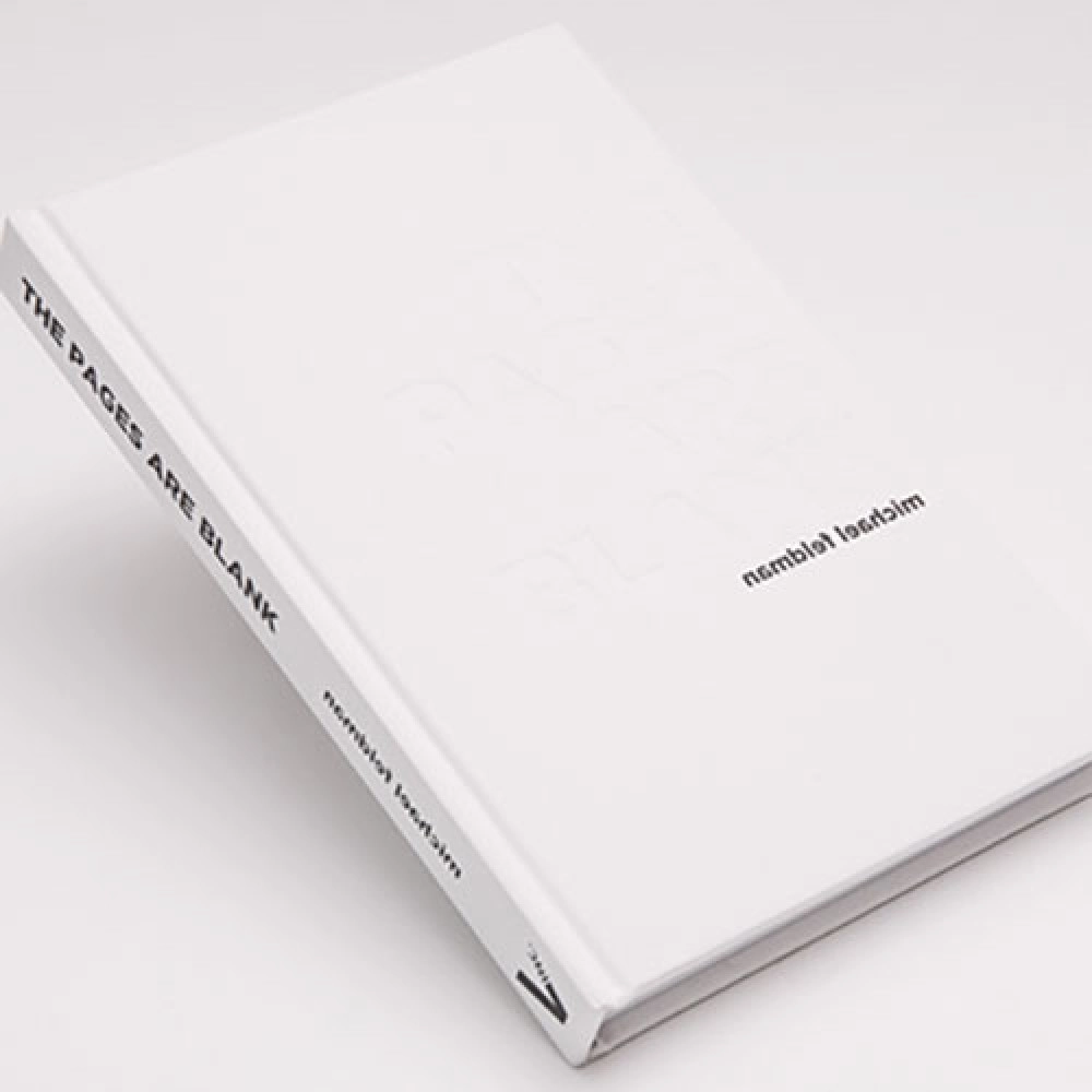 The Pages Are Blank by Michael Feldman - Book