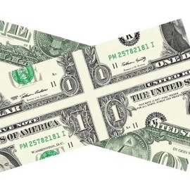 MAGIC MISMADE BILL (USD 1 Dollar Bill) by Diamond Jim Tyler