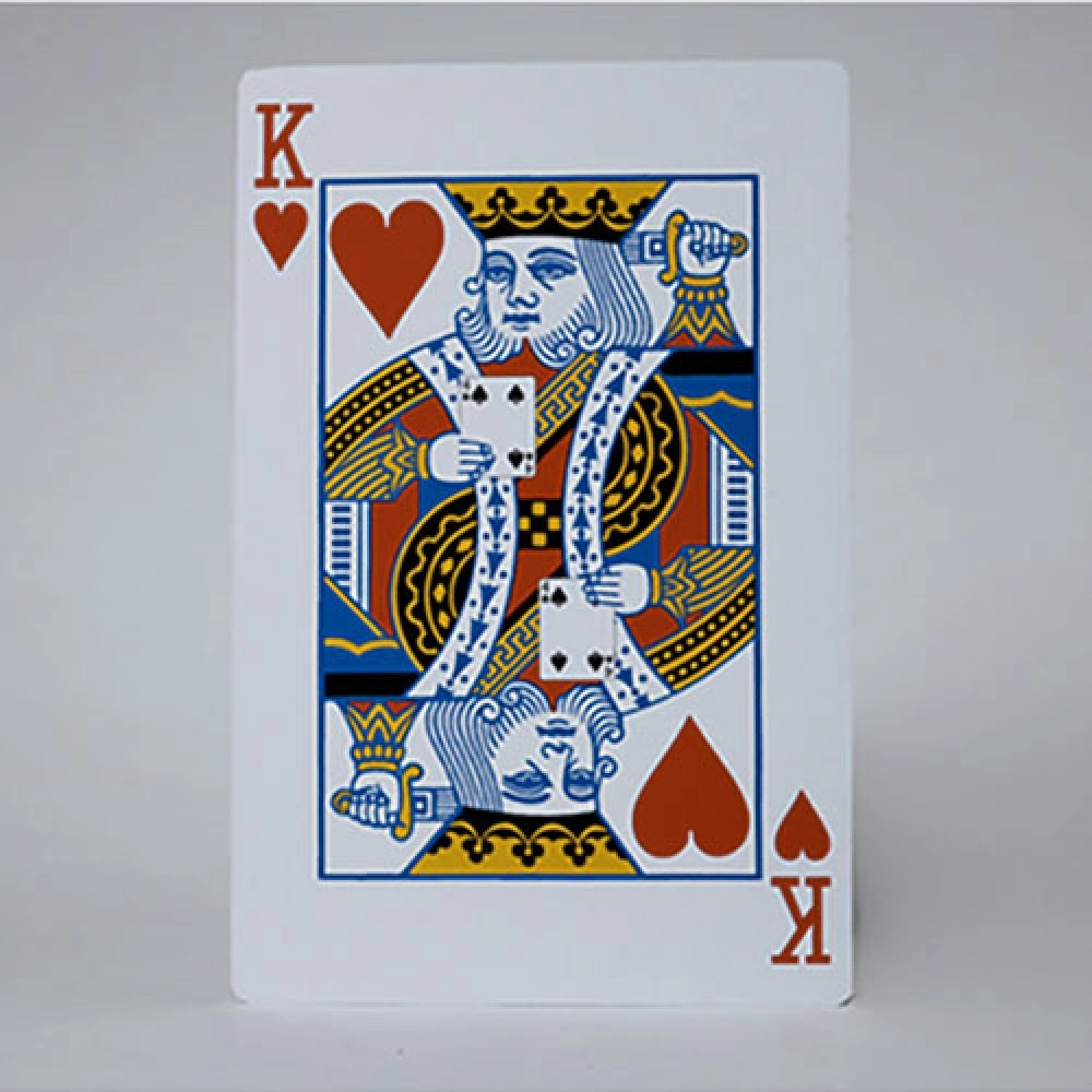 Bicycle Jumbo King Reveal (Red) by Murphy's Magic