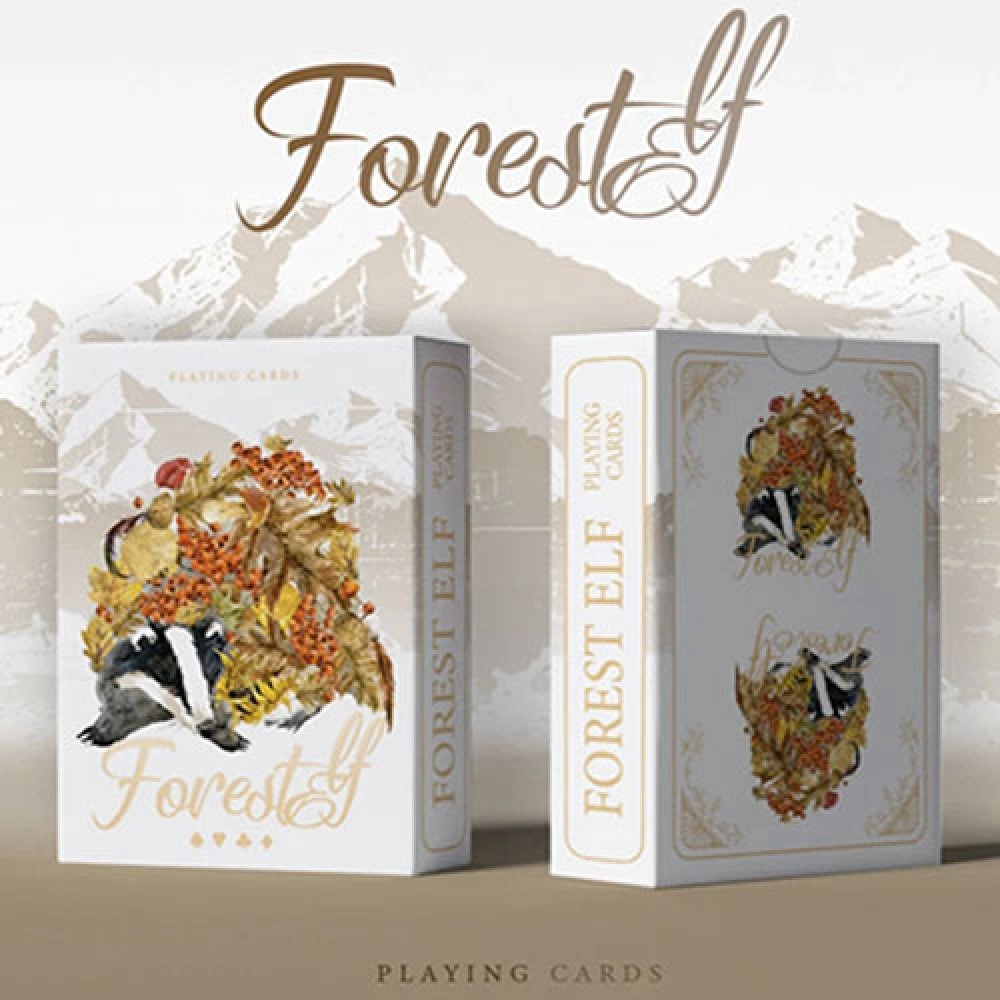 Spielkarten Forest elf Badger Playing Cards