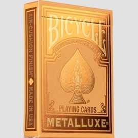 Spielkarten Bicycle Metalluxe Orange Playing Cards by US Playing Card Co.