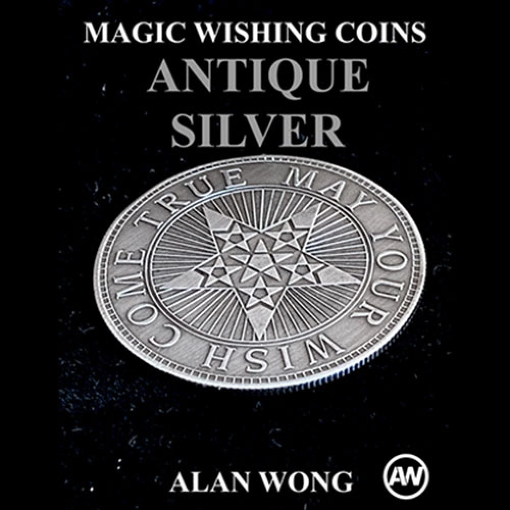Magic Wishing Coins Antique Silver (12 Coins) by Alan Wong