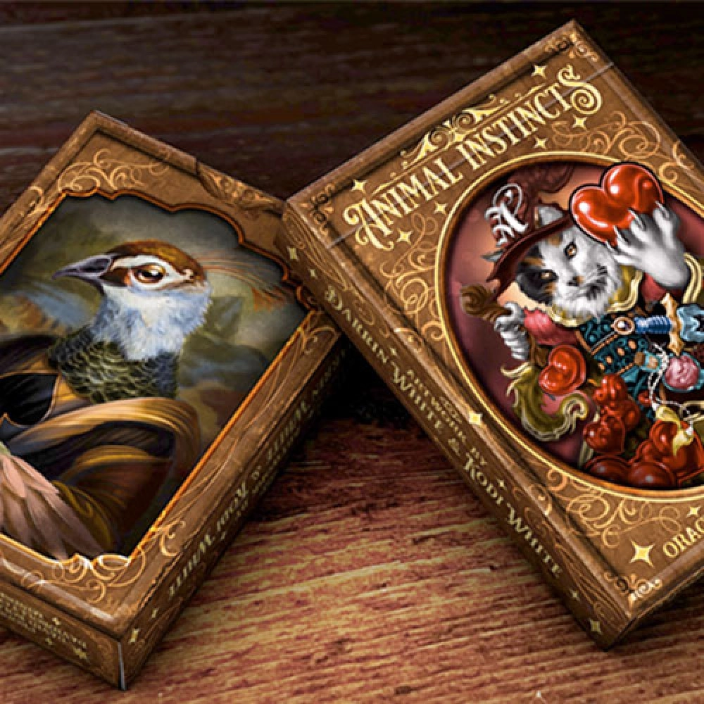 Spielkarten The Animal Instincts Poker and Oracle (Wizard) Playing Cards