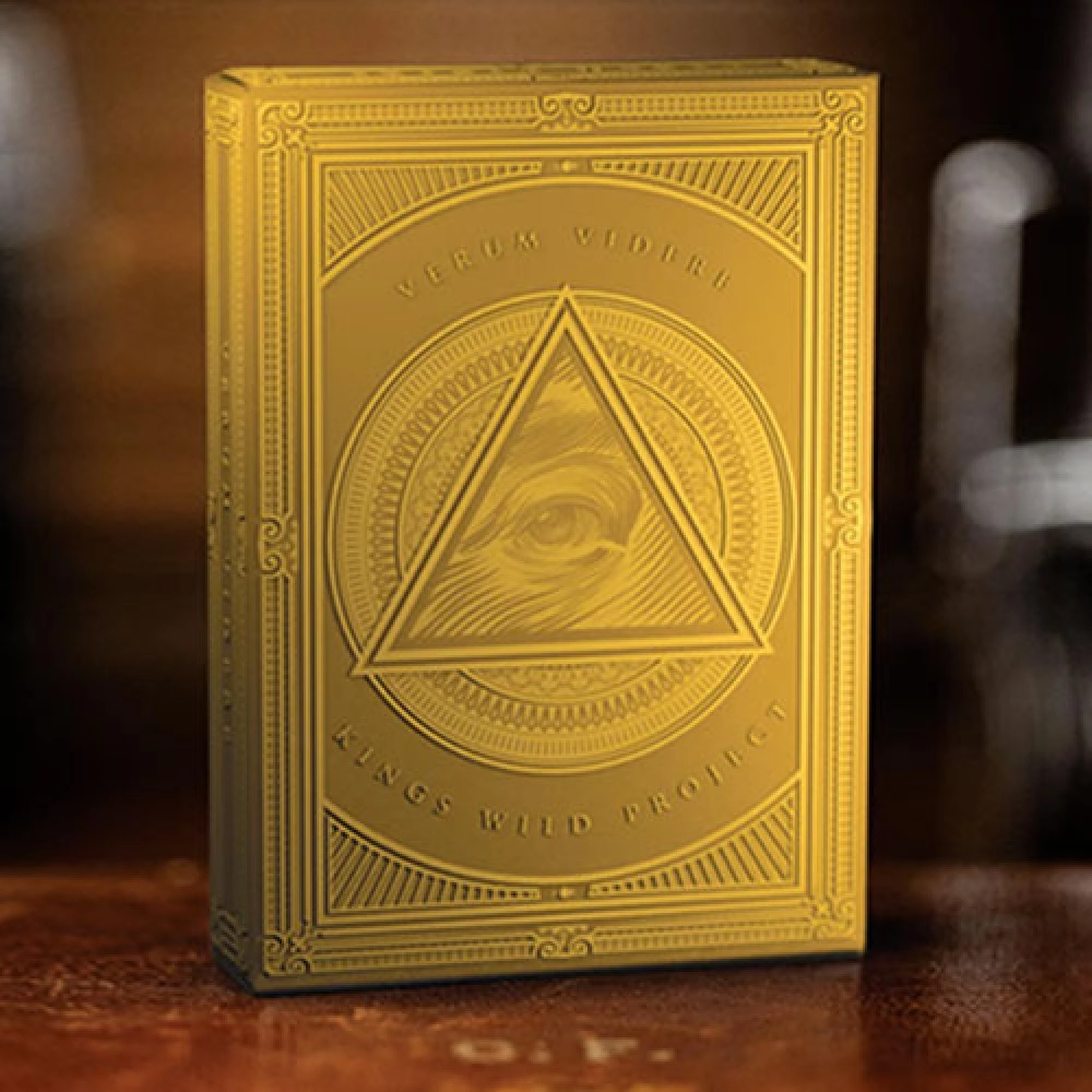 Spielkarten Verum Videre 2023 Edition (Gold) by Kings Wild Project Inc.
