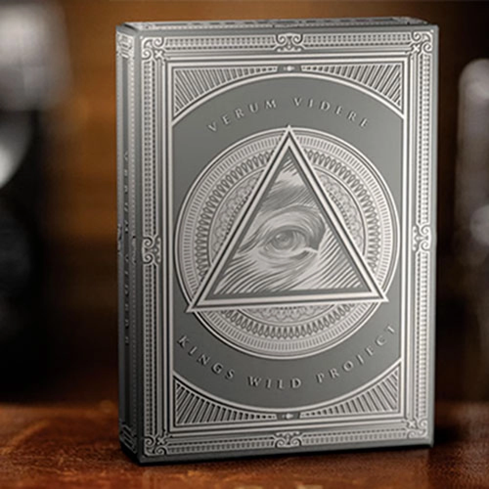 Spielkarten Verum Videre 2023 Edition (Silver) by Kings Wild Project Inc.