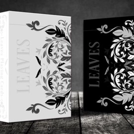 Spielkarten Leaves Black Playing Cards