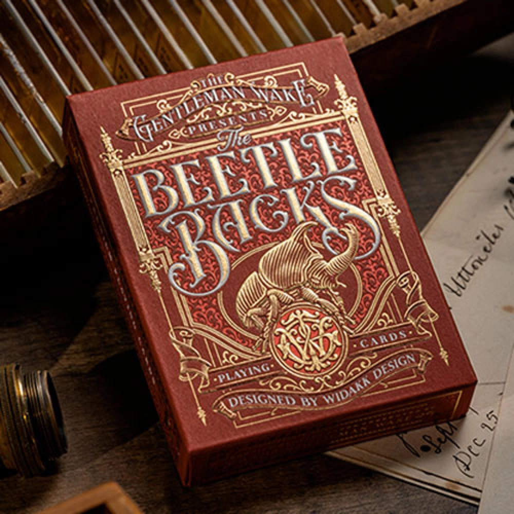 Spielkarten The Beetle Backs (Crimson Edition) Playing Cards