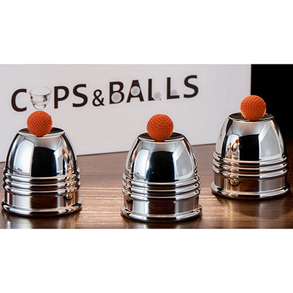 Cups and Balls Set (Stainless-Steel) by Bluether Magic and Raphael