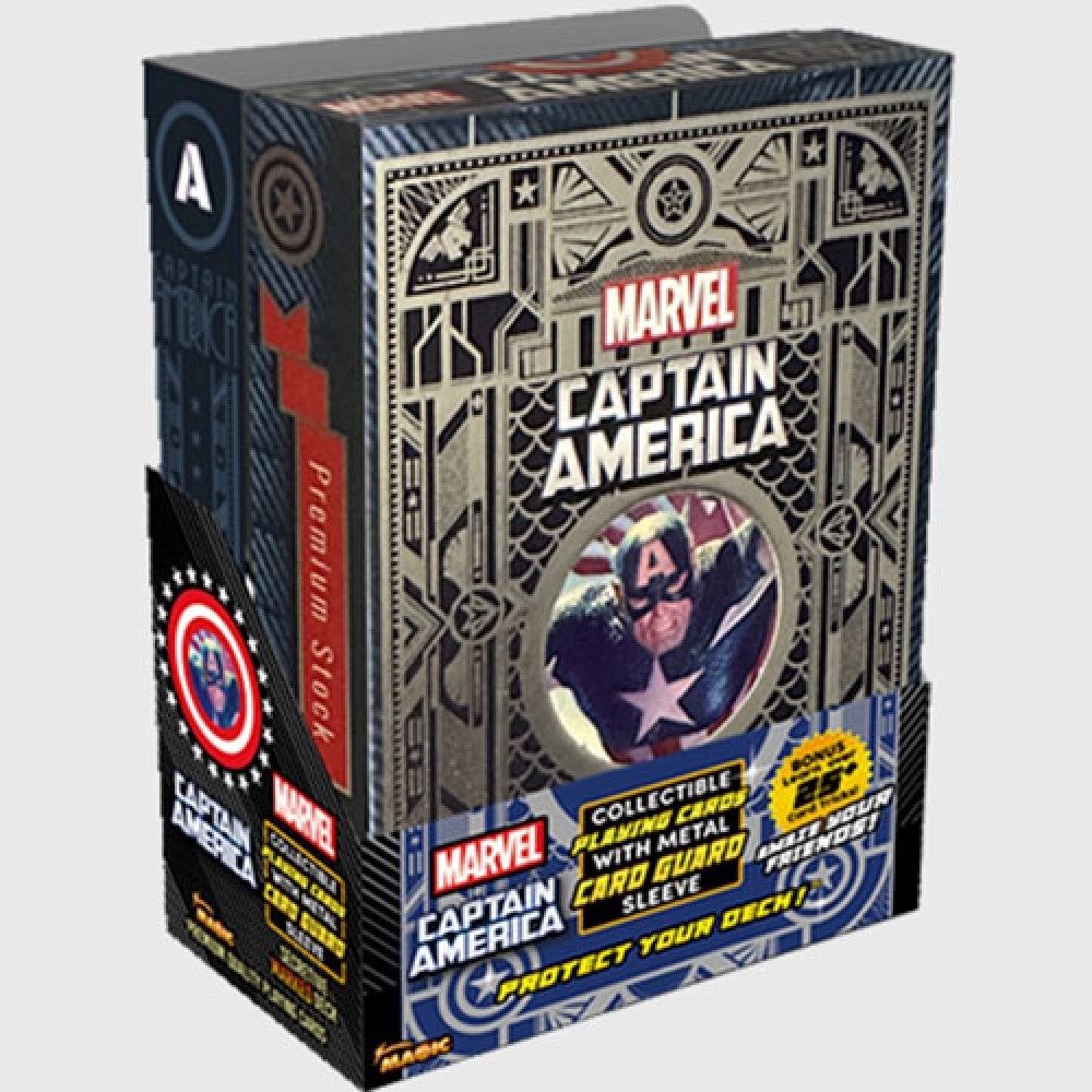 Spielkarten Marvel Captain America Playing Cards (Plus Card Guard)