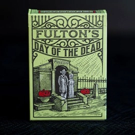 Spielkarten FULTON'S Day Of The Dead Green Edition Playing Cards