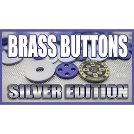 BRASS BUTTONS SILVER EDITION (Gimmicks and Online Instruction) by Matthew Wright