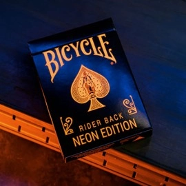 Spielkarten Bicycle Neon Solar-Orange Rider Back Playing Cards