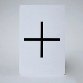 Bicycle Jumbo Gaff Card Double Face (Cross/Wavy Lines)
