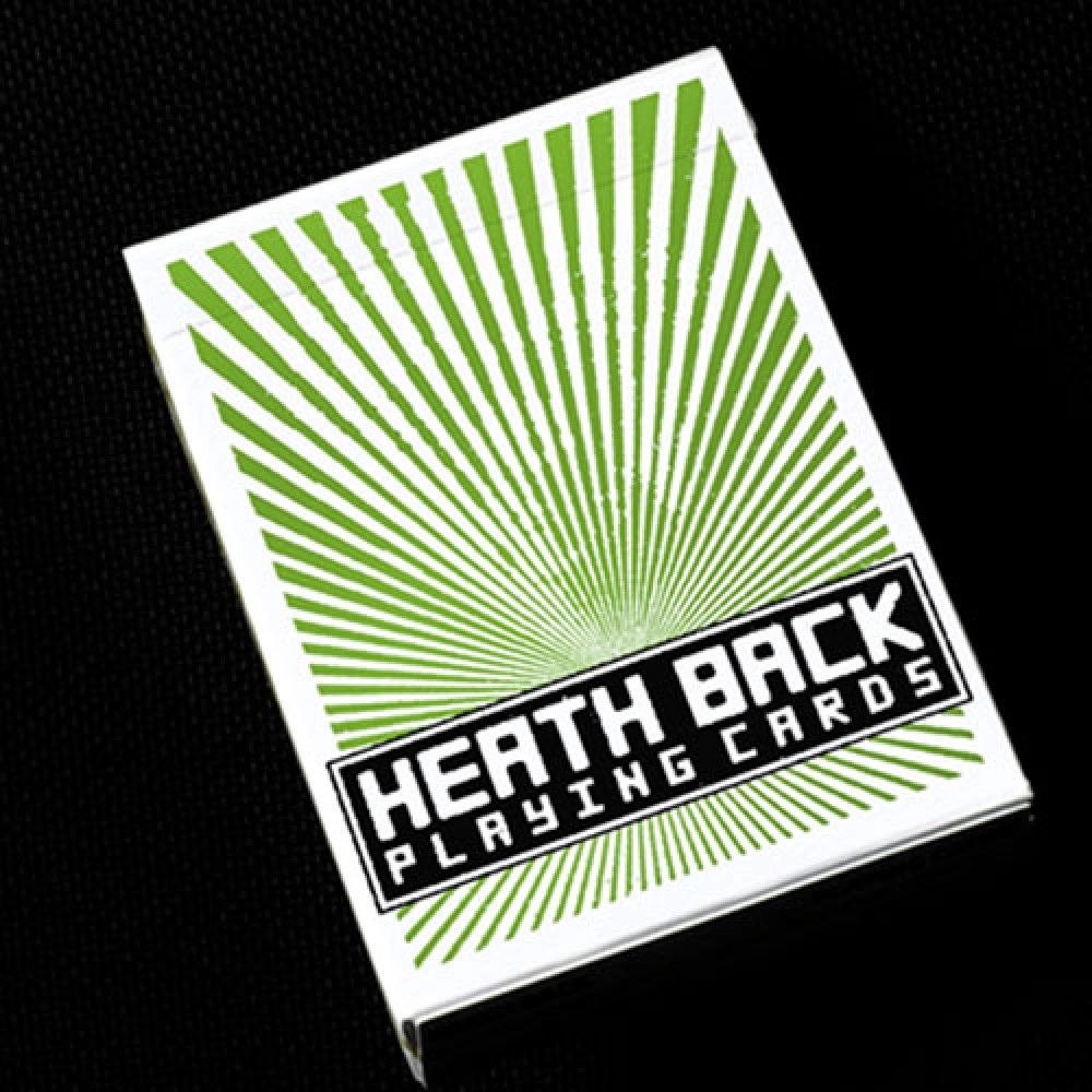 Spielkarten HEATH BACK PLAYING CARDS - LENNART GREEN EDITION Playing Cards