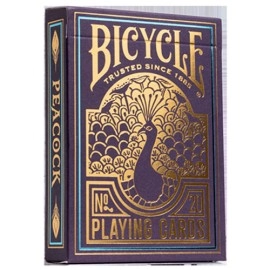 Spielkarten Bicycle Purple Peacock Playing Cards by US Playing Card Co