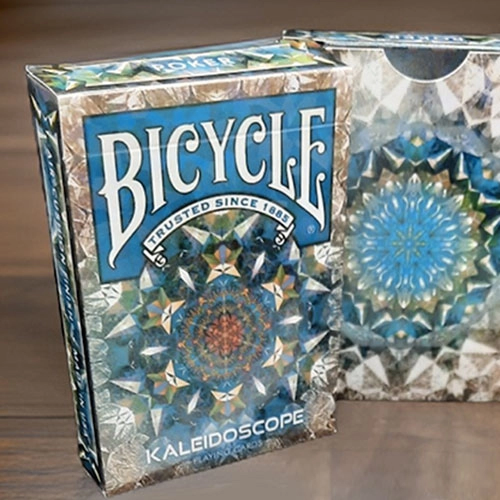 Spielkarten Bicycle Kaleidoscope Blue Playing Cards