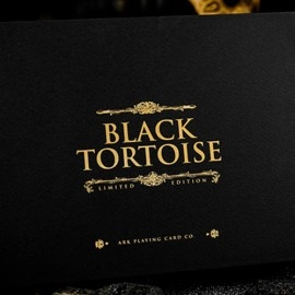 Black Tortoise Black Gold Box Set by Ark Playing Cards