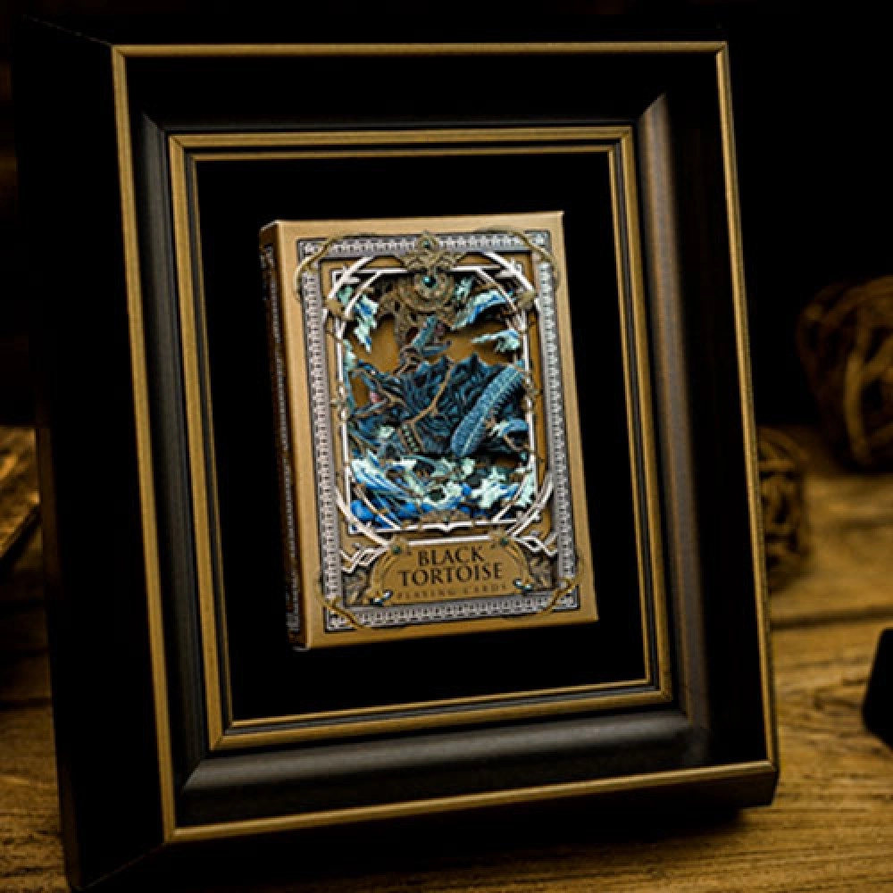 Spielkarten Black Tortoise Luxury Frame by Ark Playing Cards