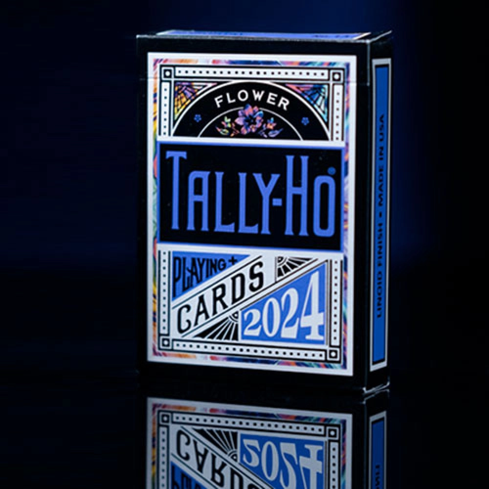 Spielkarten Tally-Ho 2024 (Flower) Playing Cards by US Playing Card Co