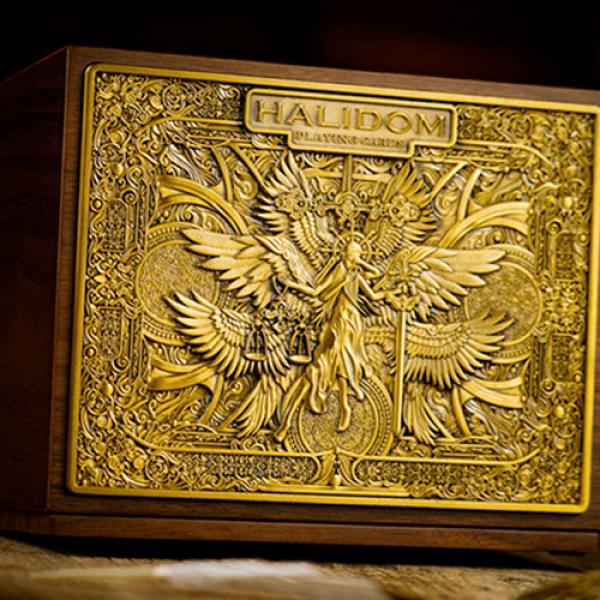 Halidom Deluxe Wooden Box Set by Ark Playing Cards